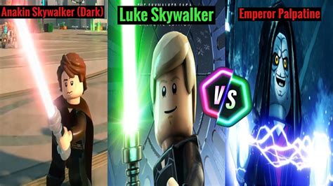 Lego Star Wars Tfa Anakin Skywalker Dark Luke Skywalker Vs