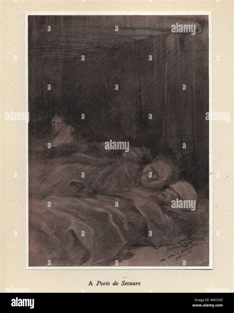 World Ward One French Soldiers Sleeping Poste De Secours 1915 Mr Poilu By Herbert Ward