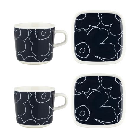 Marimekko Oiva Piirto Unikko Krus Med Hank And Tallerken Connox