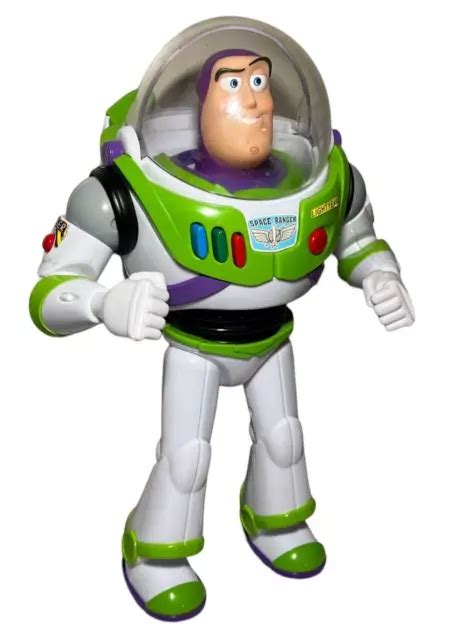 Figurine Parlante Disney Pixar Toy Story Buzz Lightyear 12 Pouces Thinkway Toys Fonctionne Eur