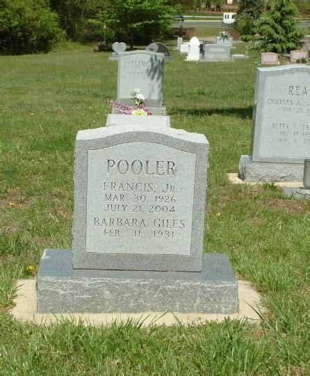 Francis Pooler Jr 1926 2004 Find A Grave Memorial