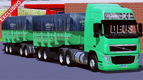 Skin Volvo Fh Verde Claro No Rodoca Amba Qualificado Exclusivo