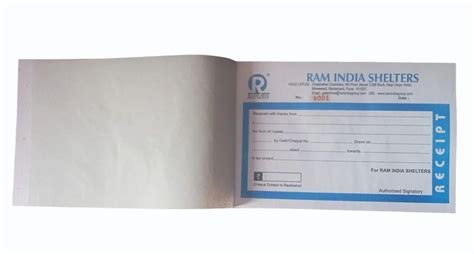 Receipts Books Printing Services At Best Price In Pune Id