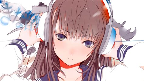 Original Characters Headphones Anime Girls Hd Wallpaper Rare Gallery