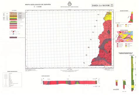 Mapa Geológico de España E 1 50 000 Hoja 620 ZARZA LA MAYOR