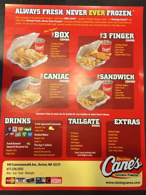 Cane S Menu Tailgate Photos For Raising Cane S Chicken Fingers Jess