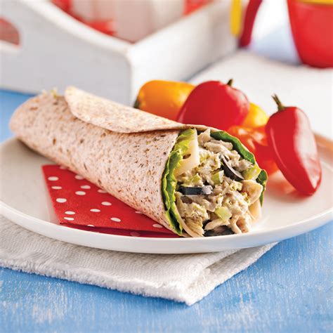 Wrap Au Thon Et Olives Recettes Cuisine Et Nutrition Pratico Pratique