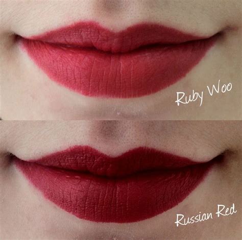 MAC lipstick | MAC lip kit | ruby woo | russian red | lip liner | matte ...