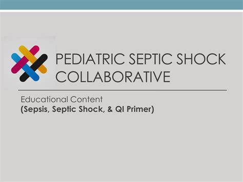 PPT Pediatric Septic Shock Collaborative PowerPoint Presentation