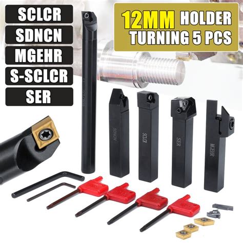 Jual Paket Lengkap Holder Bubut Set Pcs Mm Pahat Bubut Luar Dalam