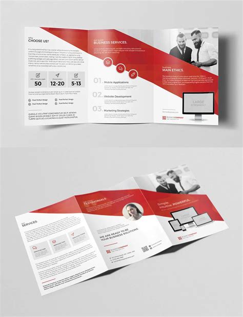 A Tri Fold Brochure Template Psd Brochure Design Trifold Brochure