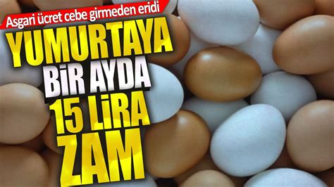 Yumurtaya Bir Ayda Lira Zam Asgari Cret Cebe Girmeden Eridi