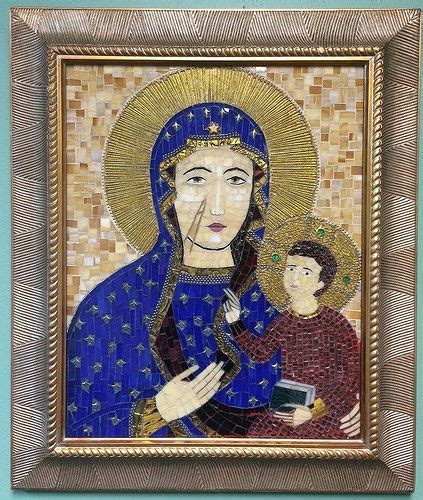 Our Lady Of Czestochowa Our Lady Of Czestochowa Mosaic Mosaic Glass