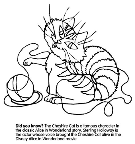 Cheshire Cat Smile Coloring Page Coloring Pages