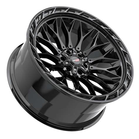 Vortek Vrp Gloss Black Powerhouse Wheels Tires