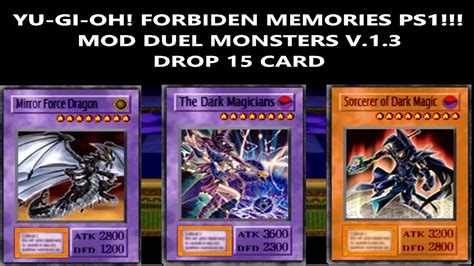 Yu Gi Oh Forbidden Memories Mod Duel Monsters V 1 3 Nostalgia Game