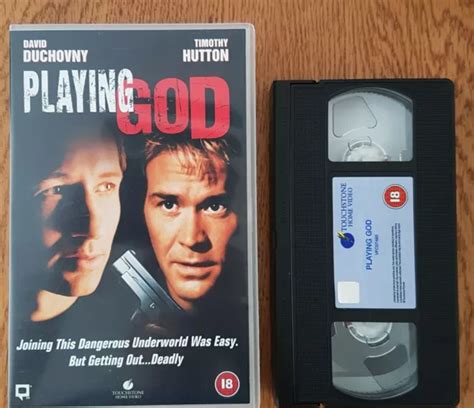 Playing God Vhs Big Box David Duchovny Angelina Jolie Timothy