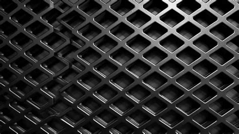 Sleek Metallic Grid Texture Background Metal Pattern Steel Background