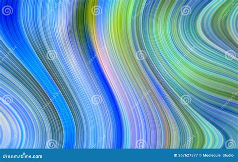 Dynamic Color Series Artistic Abstraction With Colorful Wavy Lines Creative Multi Colored Wave