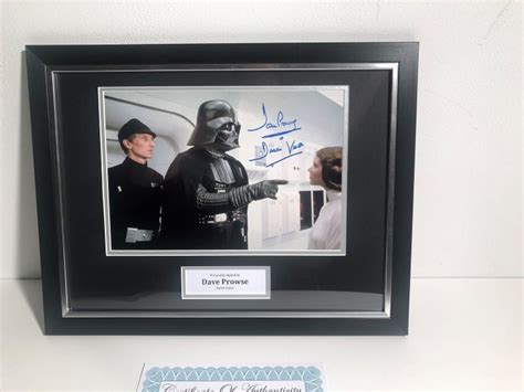 Star Wars Dave Prowse As Darth Vader Autograph Catawiki