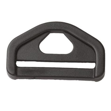black acetal snap hook loop plastic loops  tri rings