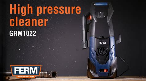 FERM High Pressure Cleaner 1400 Watt Max 110 Bar GRM1022 YouTube