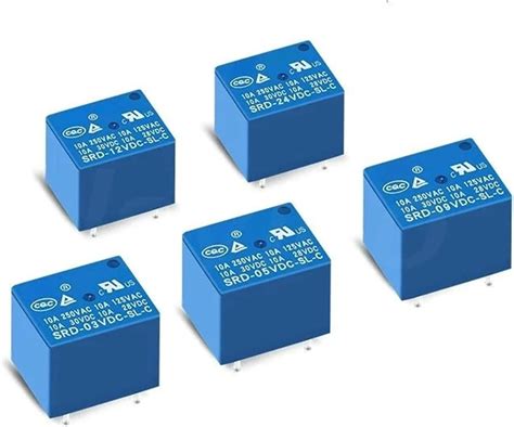 5PCS Relay SRD 5VDC SL C SRD 12VDC SL SRD 3VDC SRD 9V Relays 4 5PINS