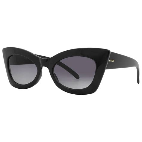 Guess Factory Grey Gradient Cat Eye Ladies Sunglasses Gf0346 01b 52