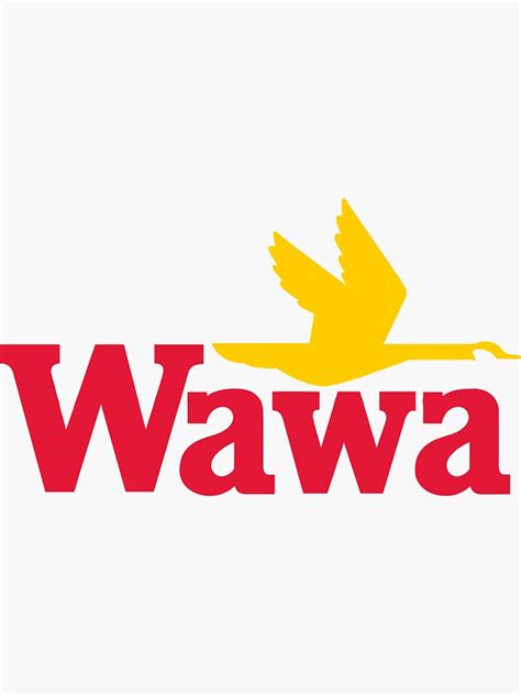 "WAWA-LOGO" Sticker by JasoLaws710 | Redbubble