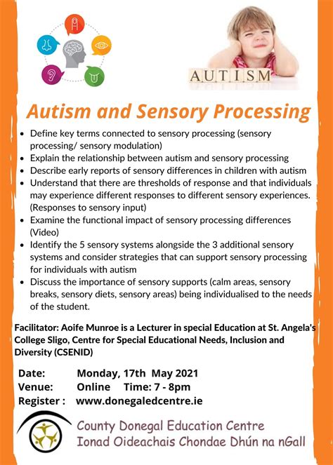 Autism And Sensory Processing Post Primary Mayo Education Centre Ireland