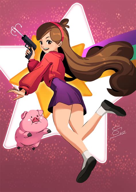 Gravity Falls Mabel And Waddles By 8msin On Deviantart