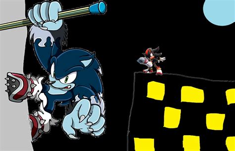 Sonic The Werehog And Shadow The Hedgehog By Mephiles The Dark321 On