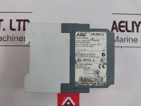 Abb Cm Srs22 Current Monitoring Relay Aeliya Marine