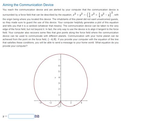 Solved Aiming The Communication Device You Reach The Chegg