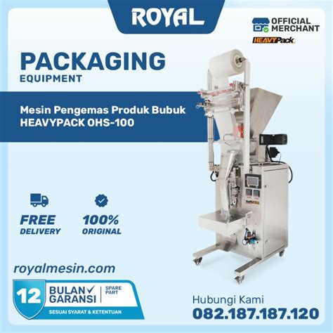 Jual Mesin Pengemas Produk Bubuk Heavypack Ohs Jakarta Barat