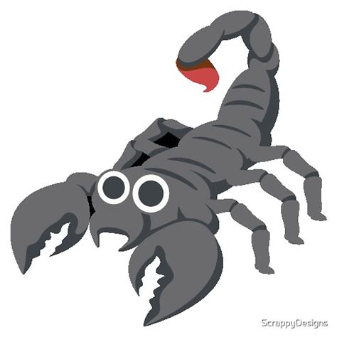 "Scorpion Emoji" by ScrappyDesigns | Redbubble