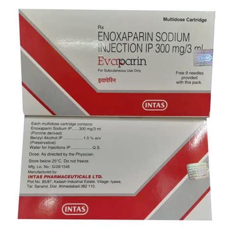 Mg Ml Enoxaparin Injection General Medicines At Best Price In