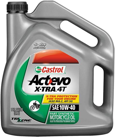 okpetroleum.com: Castrol 10W40 Actevo X-tra 4T Motorcycle Oil (1 Gallon)