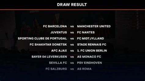 Kalender 2023 Jadwal Lengkap Play Off 16 Besar Liga Europa Penentuan