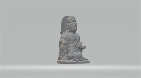 Fichier STL Statue de Bouddha Guanyin Bodhisattva Modèle d impression