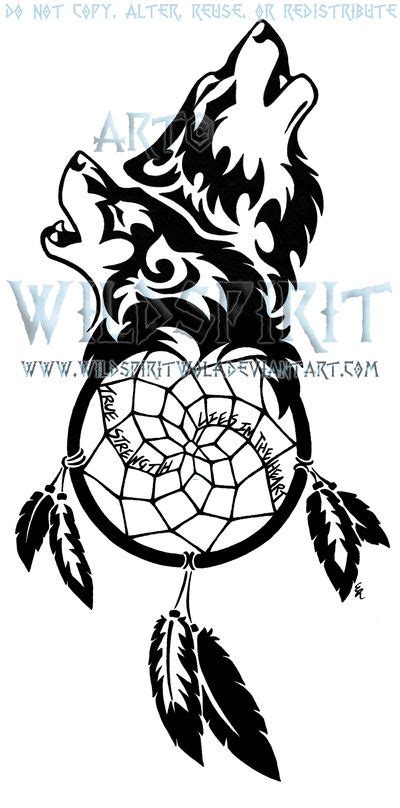 Wolven Dreamcatcher Tattoo By Wildspiritwolf On Deviantart Tattoos