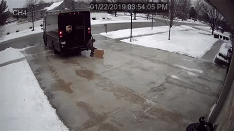 UPS driver vs. Iced over driveway | O-T Lounge