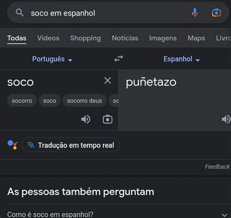 Q soco em espanhol Todas Vídeos Shopping Notícias Imagens Maps Livrc