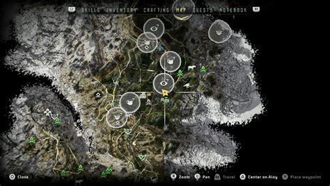 Horizon Zero Dawn Map Locations