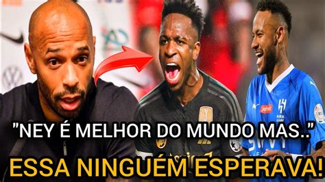 EITA Olha O Que HENRY FALOU Do NEYMAR E VINI JR HOJE EM FORTE