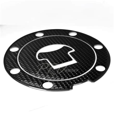 Pcs Perforated Black Tank Pad Glossy Fuel Cap Cover Cb Cbr