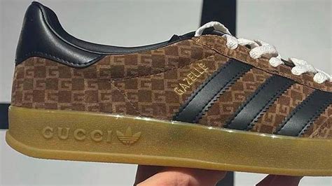 Peep A First Look At The Gucci X Adidas Gazelle Collection The Sole