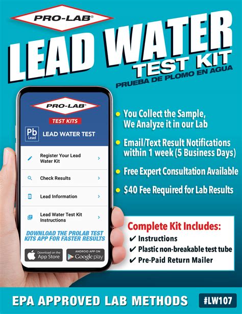 Lead In Water Test Kit – PRO-LAB® Test Kits