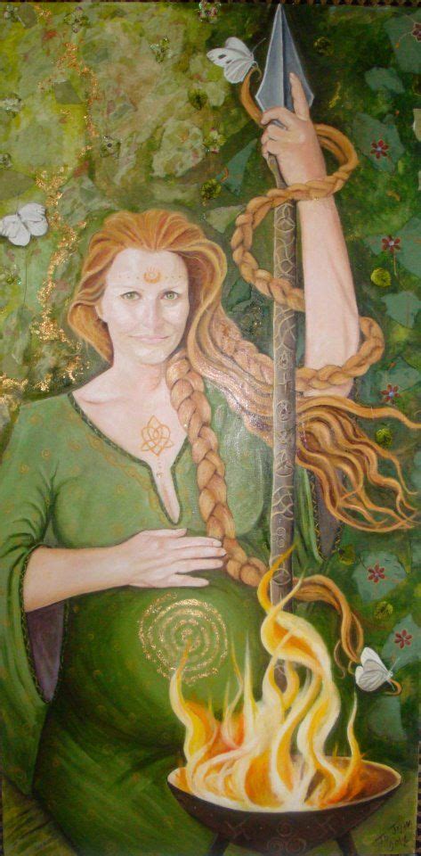 Brighid Mother Goddess Of Ireland © 2012 Jo Jayson Deuses Celtas