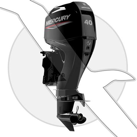 Mercury 40 HP Tiller Outboard Motor 2024 Defender 44 OFF